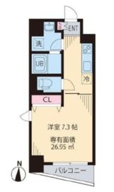 ソルジェンテ中野 508 間取り図