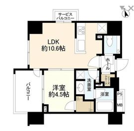 グランスイート渋谷桜丘町 10階 間取り図