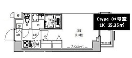 S-RESIDENCE本所吾妻橋 (エスレジデンス本所吾妻橋) 201 間取り図