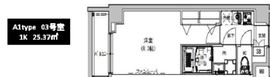 S-RESIDENCE本所吾妻橋 (エスレジデンス本所吾妻橋) 203 間取り図