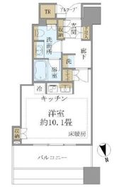 白金ザ・スカイ 6階 間取り図