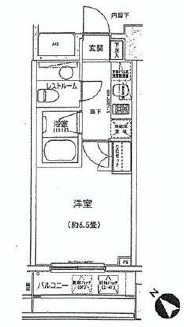 ピアース乃木坂 1階 間取り図