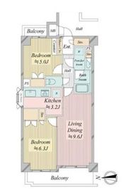 藤和シティスクエア三田ノースウイング 10階 間取り図