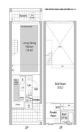 エルスタンザ代官山 タワー棟 208 間取り図