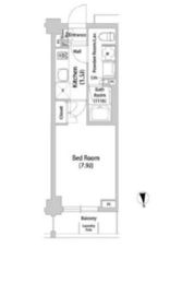 テラス八丁堀 115 間取り図