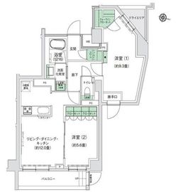 スタイリオ三軒茶屋 101 間取り図