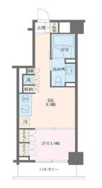 MFPRコート麻布十番 203 間取り図