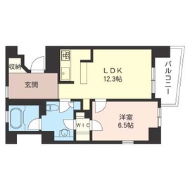 エスティメゾン恵比寿2 801 間取り図