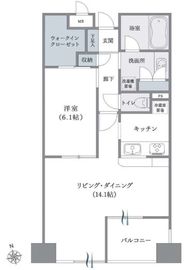 ベラカーサ秋葉原 10階 間取り図