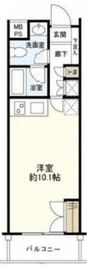 東急ドエルキルト三軒茶屋 6階 間取り図