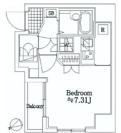 ドルチェ京橋壱番館 3階 間取り図