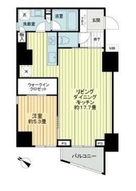 グランドメゾン中野坂上 7階 間取り図