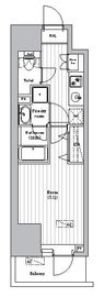 オーパスレジデンス武蔵小山 203 間取り図