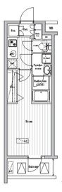 オーパスレジデンス武蔵小山 1004 間取り図