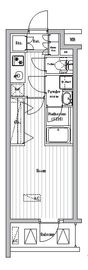 オーパスレジデンス武蔵小山 1104 間取り図