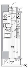 オーパスレジデンス武蔵小山 1506 間取り図