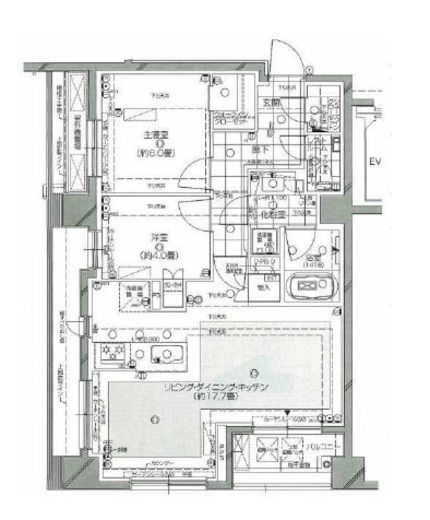 ピアース尾山台レジデンス 5階 間取り図