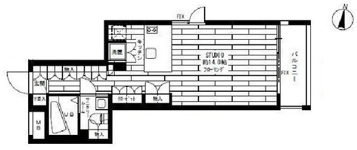 グランドコンシェルジュ都立大学 1階 間取り図