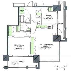 平河町レジデンス 810 間取り図