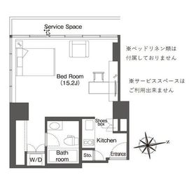 ウエリスアーバン品川タワー 1202 間取り図