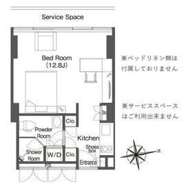 ウエリスアーバン品川タワー 1204 間取り図