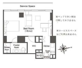 ウエリスアーバン品川タワー 1208 間取り図