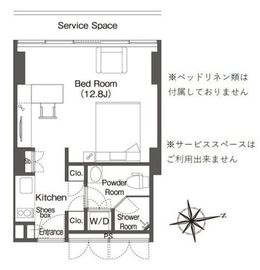 ウエリスアーバン品川タワー 1212 間取り図