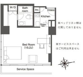 ウエリスアーバン品川タワー 1201 間取り図