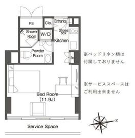 ウエリスアーバン品川タワー 1209 間取り図