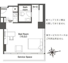 ウエリスアーバン品川タワー 1213 間取り図