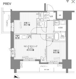 センテニアル王子神谷 12階 間取り図