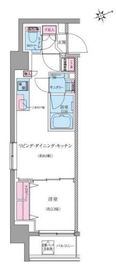 クレヴィアリグゼ世田谷松陰神社前 607 間取り図