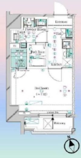 ガリシア大塚駅前 302 間取り図