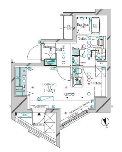 ガリシア大塚駅前 903 間取り図