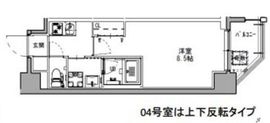 La Douceur蒲田 (ラドゥセール蒲田) 301 間取り図
