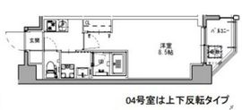 La Douceur蒲田 (ラドゥセール蒲田) 801 間取り図