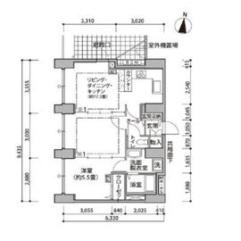 東雲キャナルコートCODAN 14-514 間取り図