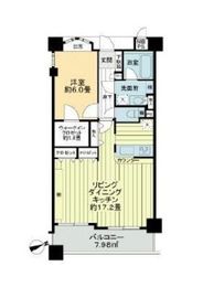 ライオンズマンション広尾南 5階 間取り図
