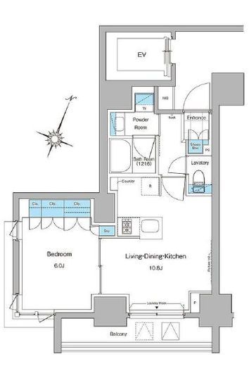ルフォンプログレ千代田御茶ノ水 501 間取り図