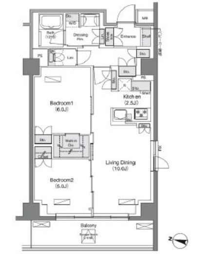 ソライエアイル練馬北町 214 間取り図
