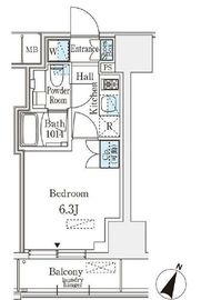 リージア大井町 503 間取り図