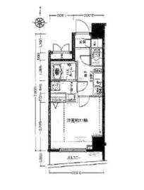 フェニックス市谷本村町 3階 間取り図