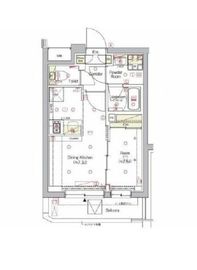シーフォルム東新宿 5階 間取り図