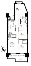イニシアイオ目黒 5階 間取り図