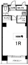 堀留町レジデンス 1006 間取り図