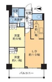 イーストコア曳舟一番館 4階 間取り図