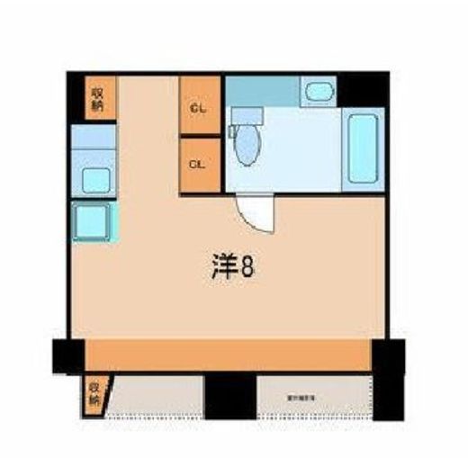 ロイヤル赤坂サルーン 7階 間取り図
