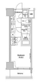 ザ・パークハビオ入谷 904 間取り図