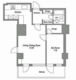 プライムスクエアシティ 204 間取り図