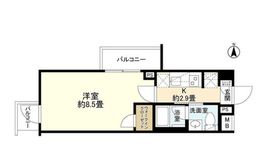 エステムコート元住吉 4階 間取り図